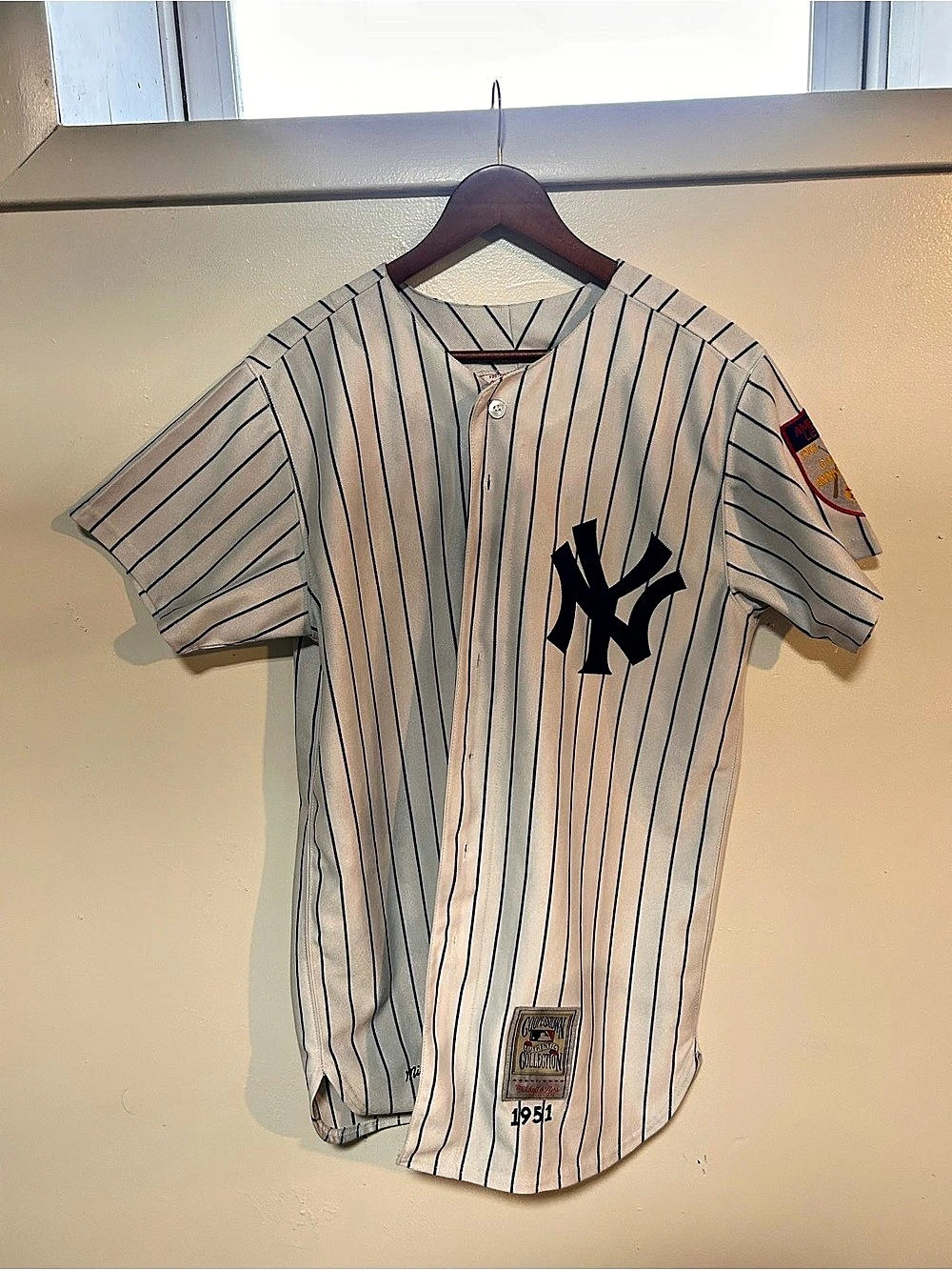 Mitchell & Ness New York Yankees 1951 Mickey Mantle Cooperstown Collection